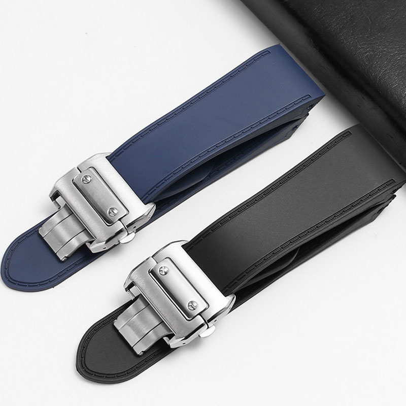 Cartier Watch Santos - Dla Cartier santos100 Santos silikonowy gumowy