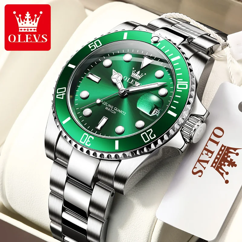 Cartier Watch Tank - OLEVS oryginalny zegarek kwarcowy dla mężczyzn
