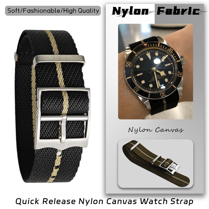 Nato Strap Nylon - Nylonowy pasek do zegarka 20mm 22mm