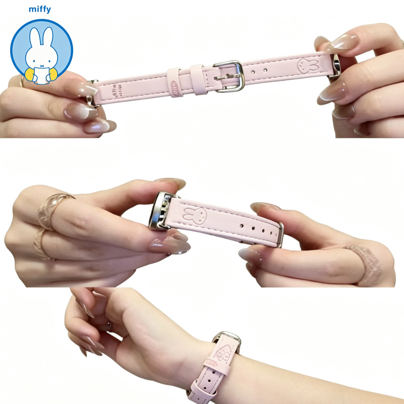 Uroczy pasek do zegarka Miffy, – Suede Strap Watch recenzja i cena