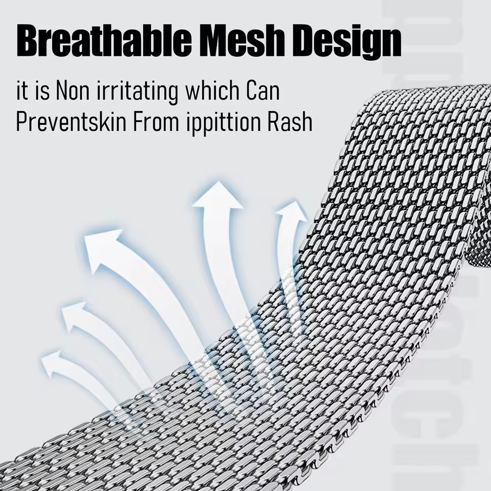 Pasek ze stalowej siatki typu  – Milanese Loop Magnetic recenzja i cena