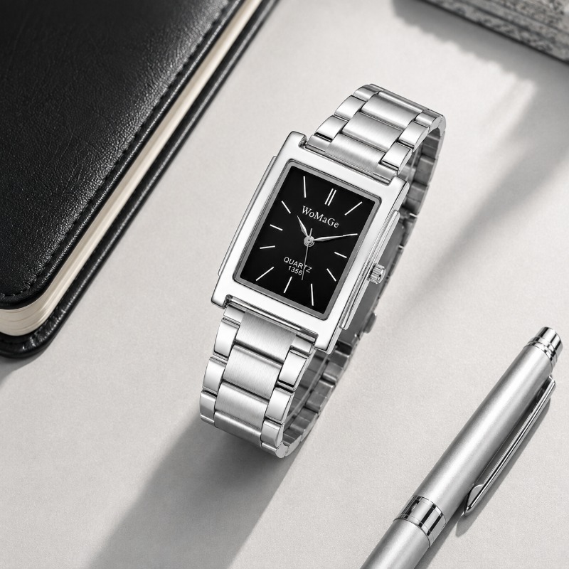 Męski zegarek biznesowy, modny – Cartier Watch Tank recenzja i cena
