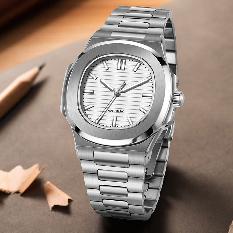 Zegarek męski MACARLON 43 mm,  – Patek Philippe Watch Nautilus recenzja i cena